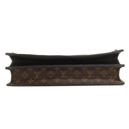 LOUIS VUITTON ルイヴィトン M43596 トランククラッチ ショルダーバッグ モノグラムリバース レディース 中古