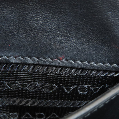 PRADA プラダ バナナ ショルダーバッグ カーフ レディース 中古