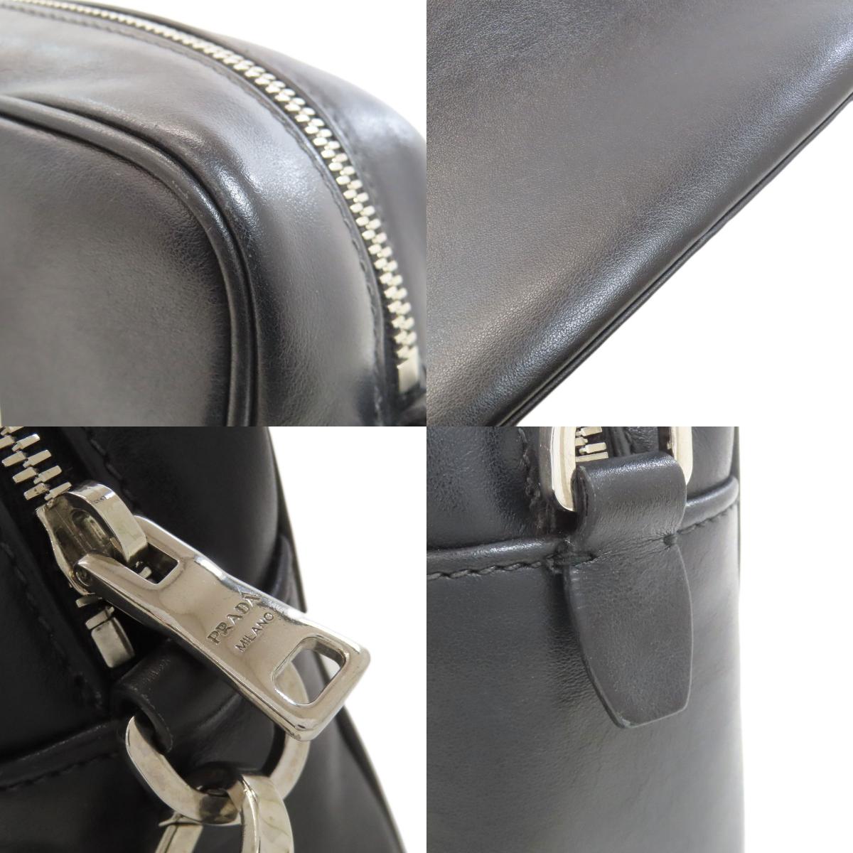 PRADA プラダ バナナ ショルダーバッグ カーフ レディース 中古