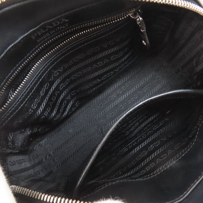 PRADA プラダ バナナ ショルダーバッグ カーフ レディース 中古