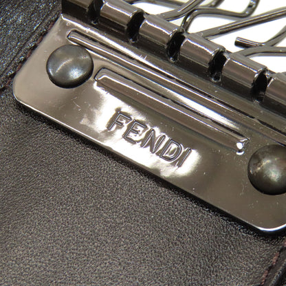 FENDI フェンディ ズッカ柄 キーケース キャンバス レディース 中古
