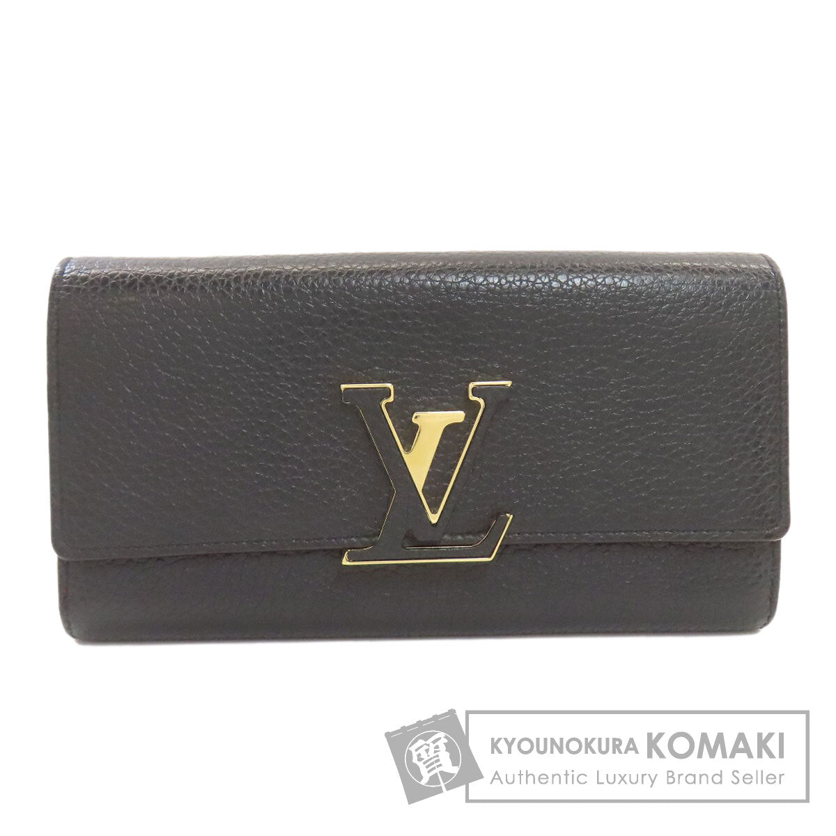 LOUIS VUITTON ルイヴィトン M61248 ポルトフォイユ・カプシーヌ 長財布（小銭入れあり） カーフ レディース 中古