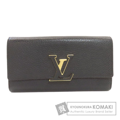 LOUIS VUITTON ルイヴィトン M61248 ポルトフォイユ・カプシーヌ 長財布（小銭入れあり） カーフ レディース 中古