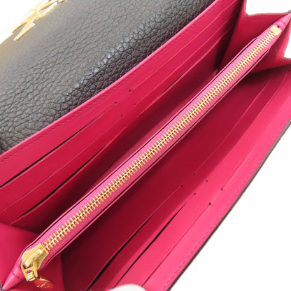 LOUIS VUITTON ルイヴィトン M61248 ポルトフォイユ・カプシーヌ 長財布（小銭入れあり） カーフ レディース 中古