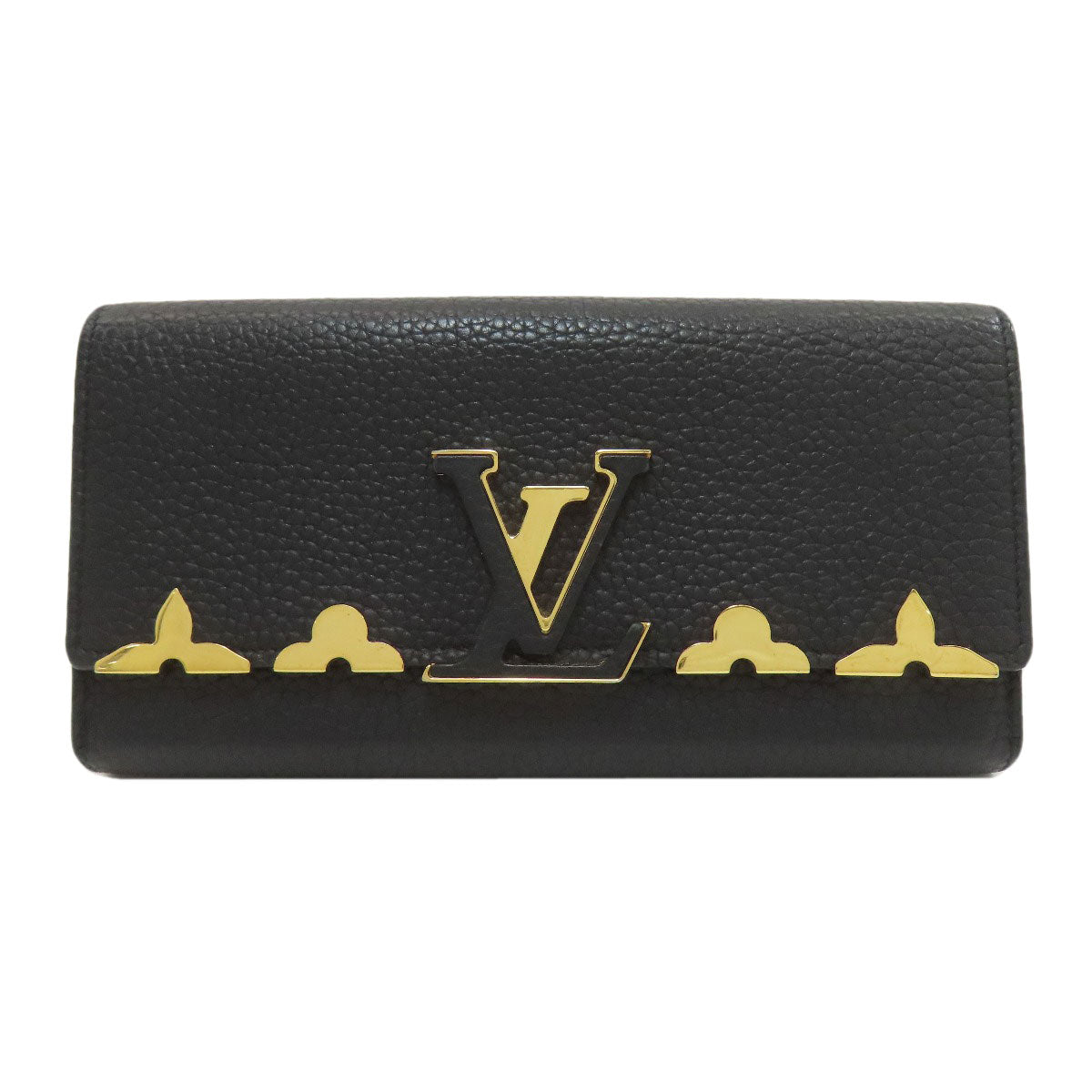 LOUIS VUITTON ルイヴィトン M64551 ポルトフォイユ・カプシーヌ 長財布（小銭入れあり） トリヨン レディース 中古