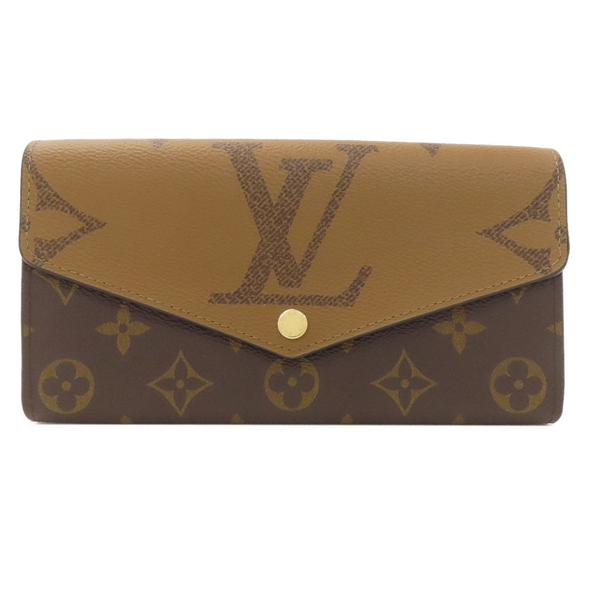 LOUIS VUITTON ルイヴィトン M80726 ポルトフォイユ・サラ 長財布（小銭入れあり） モノグラムリバース レディース 中古
