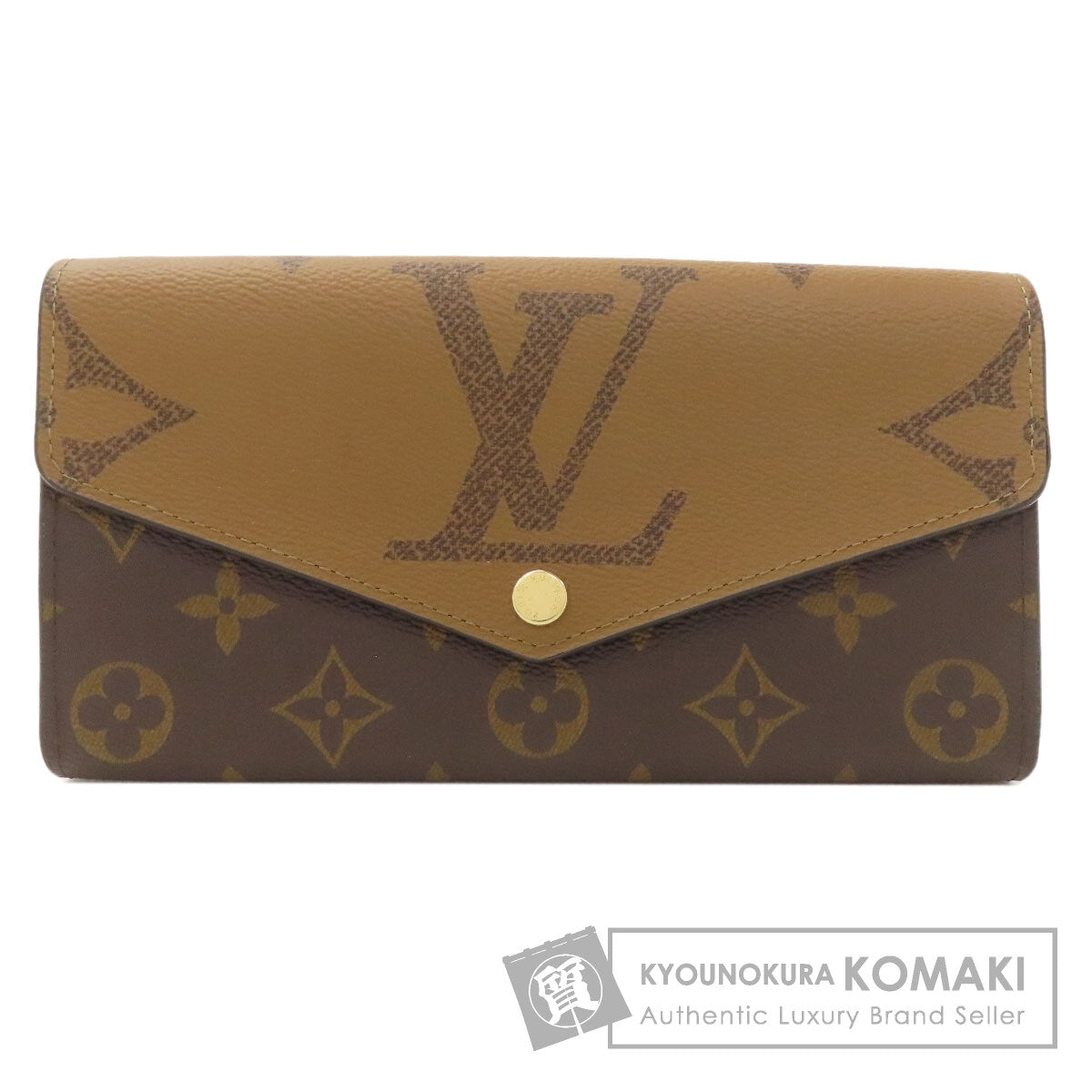 LOUIS VUITTON ルイヴィトン M80726 ポルトフォイユ・サラ 長財布（小銭入れあり） モノグラムリバース レディース 中古