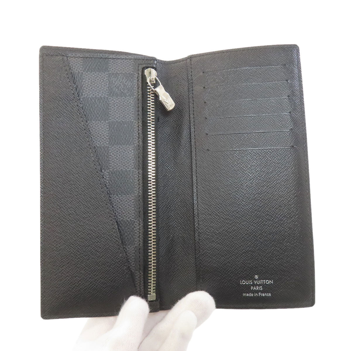 LOUIS VUITTON ルイヴィトン N64414 アレクサンドルNM 長財布（小銭入れあり） ダミエキャンバス メンズ 中古