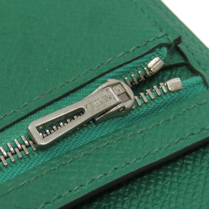 HERMES エルメス ベアンコンパクト シルバー金具 二つ折り財布（小銭入れあり） エプソン レディース 中古
