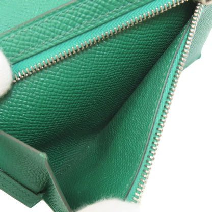 HERMES エルメス ベアンコンパクト シルバー金具 二つ折り財布（小銭入れあり） エプソン レディース 中古