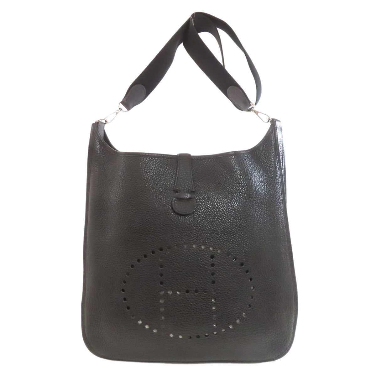 HERMES エルメス エブリン2 TGM シルバー金具 ショルダーバッグ アルデンヌ レディース 中古