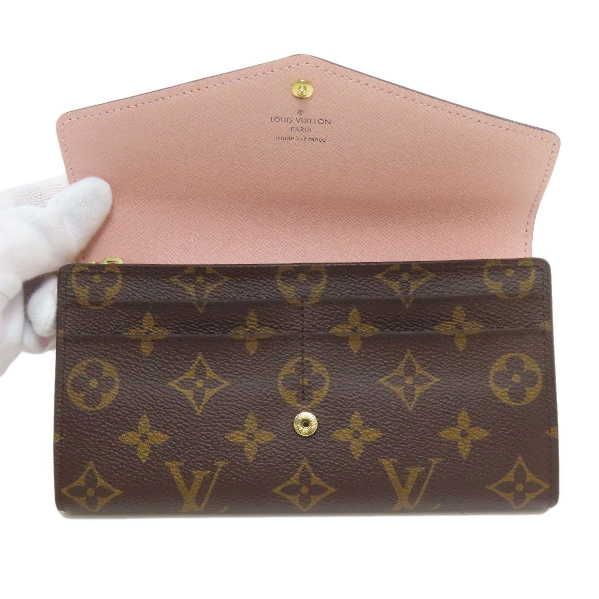 LOUIS VUITTON ルイヴィトン M62235 ポルトフォイユ・サラ 長財布（小銭入れあり） モノグラムキャンバス レディース 中古