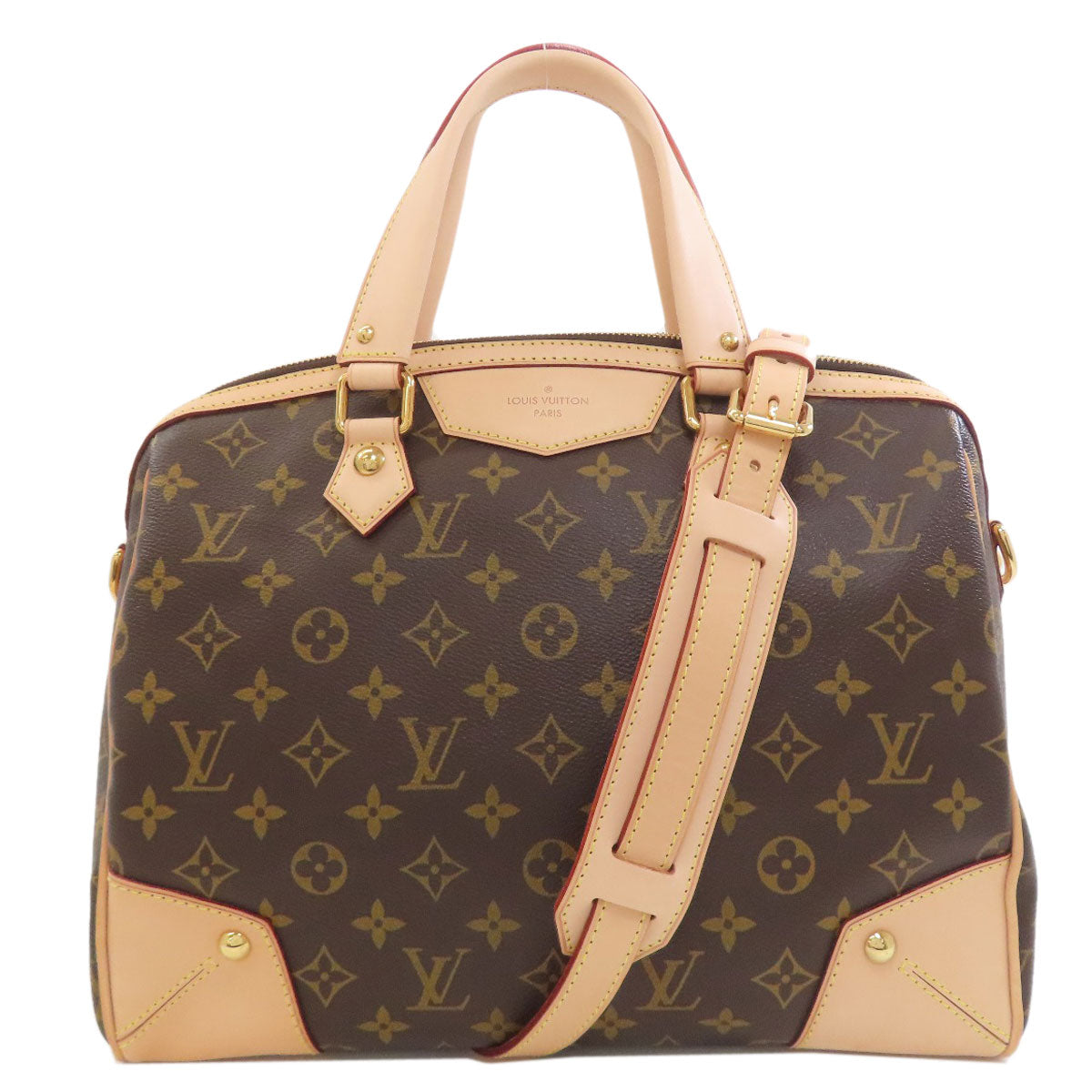 LOUIS VUITTON ルイヴィトン M40325 レティーロPM トートバッグ モノグラムキャンバス レディース 中古