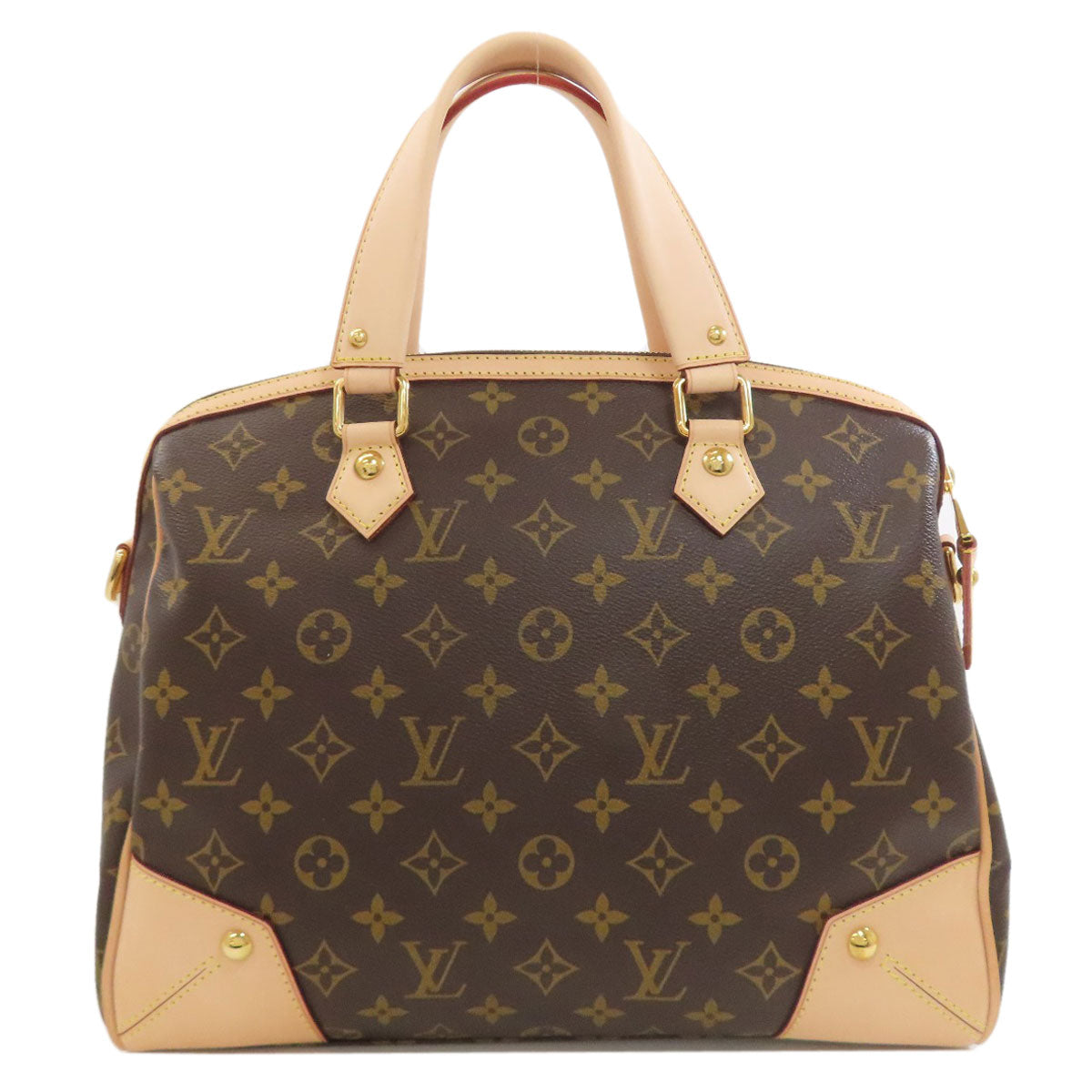 LOUIS VUITTON ルイヴィトン M40325 レティーロPM トートバッグ モノグラムキャンバス レディース 中古