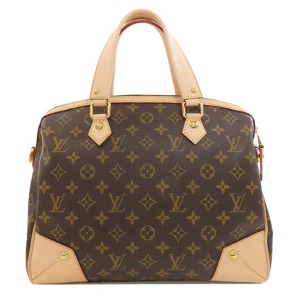 LOUIS VUITTON ルイヴィトン M40325 レティーロPM トートバッグ モノグラムキャンバス レディース 中古