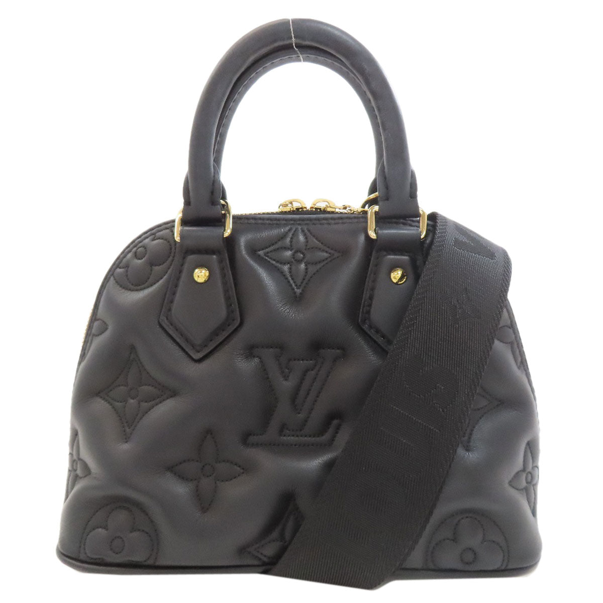 LOUIS VUITTON ルイヴィトン M59793 アルマ・ソフトBB バブルグラム ハンドバッグ カーフ レディース 中古