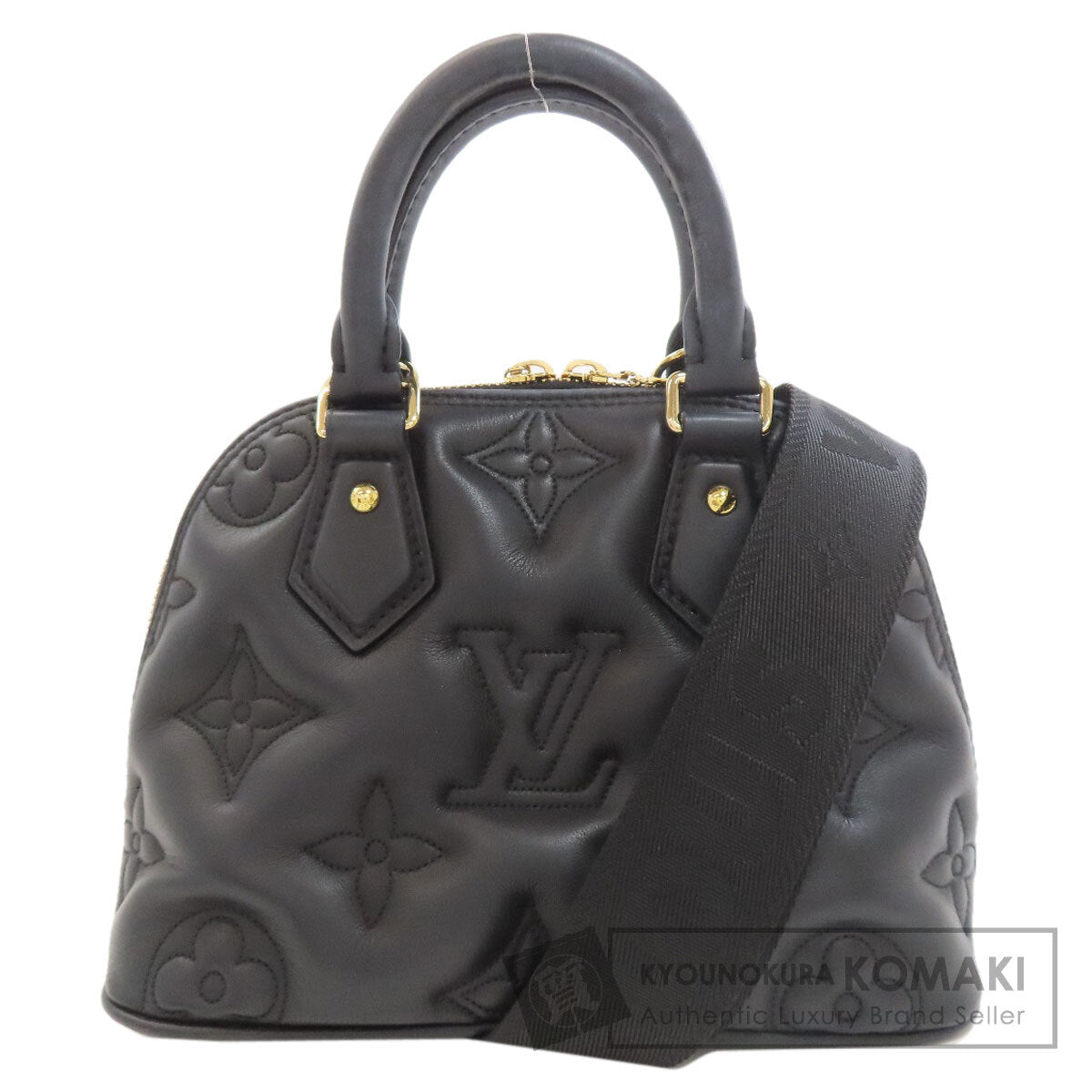 LOUIS VUITTON ルイヴィトン M59793 アルマ・ソフトBB バブルグラム ハンドバッグ カーフ レディース 中古