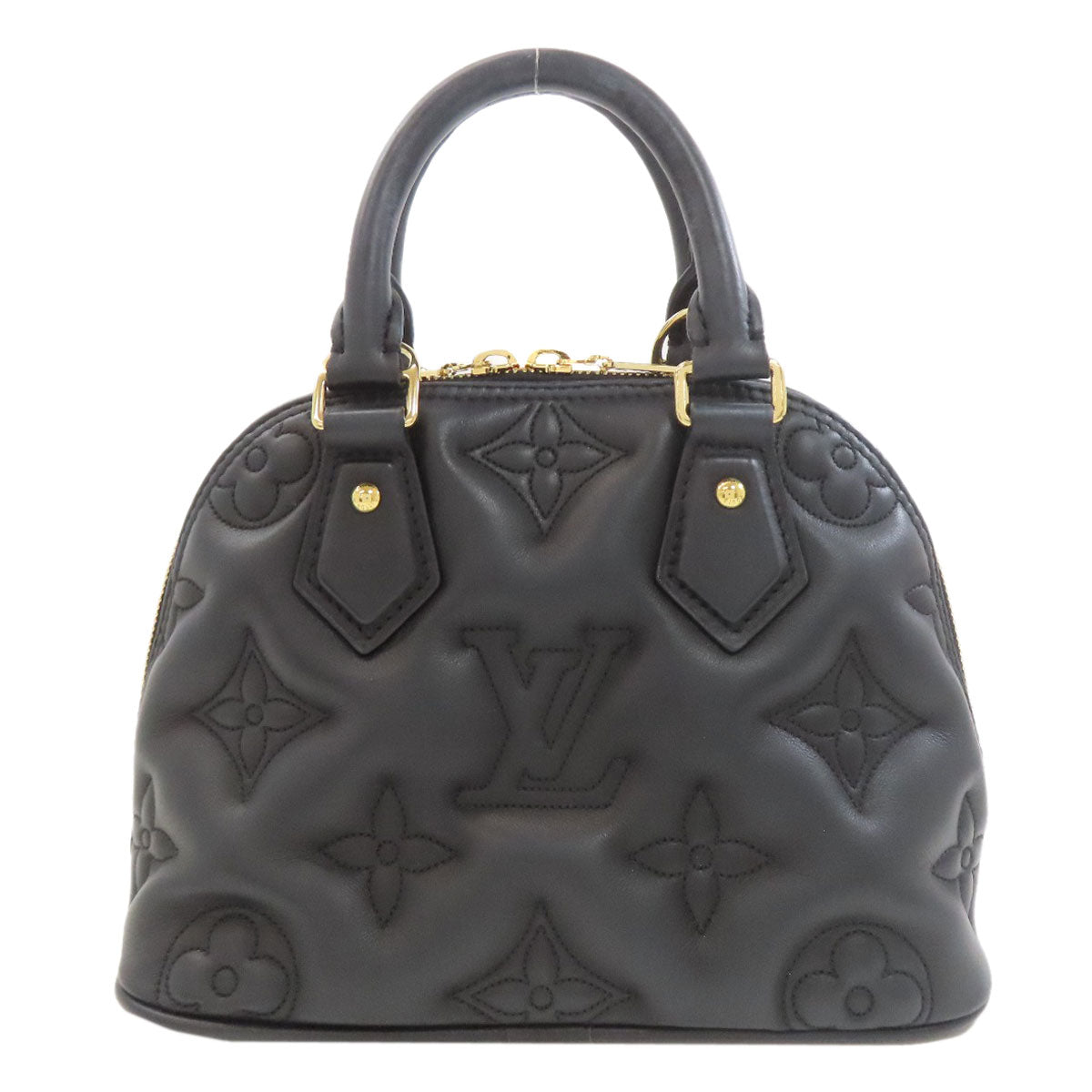 LOUIS VUITTON ルイヴィトン M59793 アルマ・ソフトBB バブルグラム ハンドバッグ カーフ レディース 中古