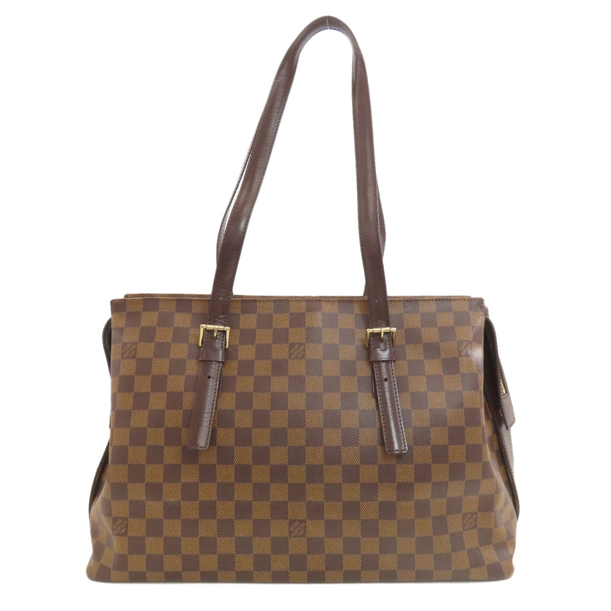LOUIS VUITTON ルイヴィトン N51119 チェルシー トートバッグ ダミエキャンバス レディース 中古