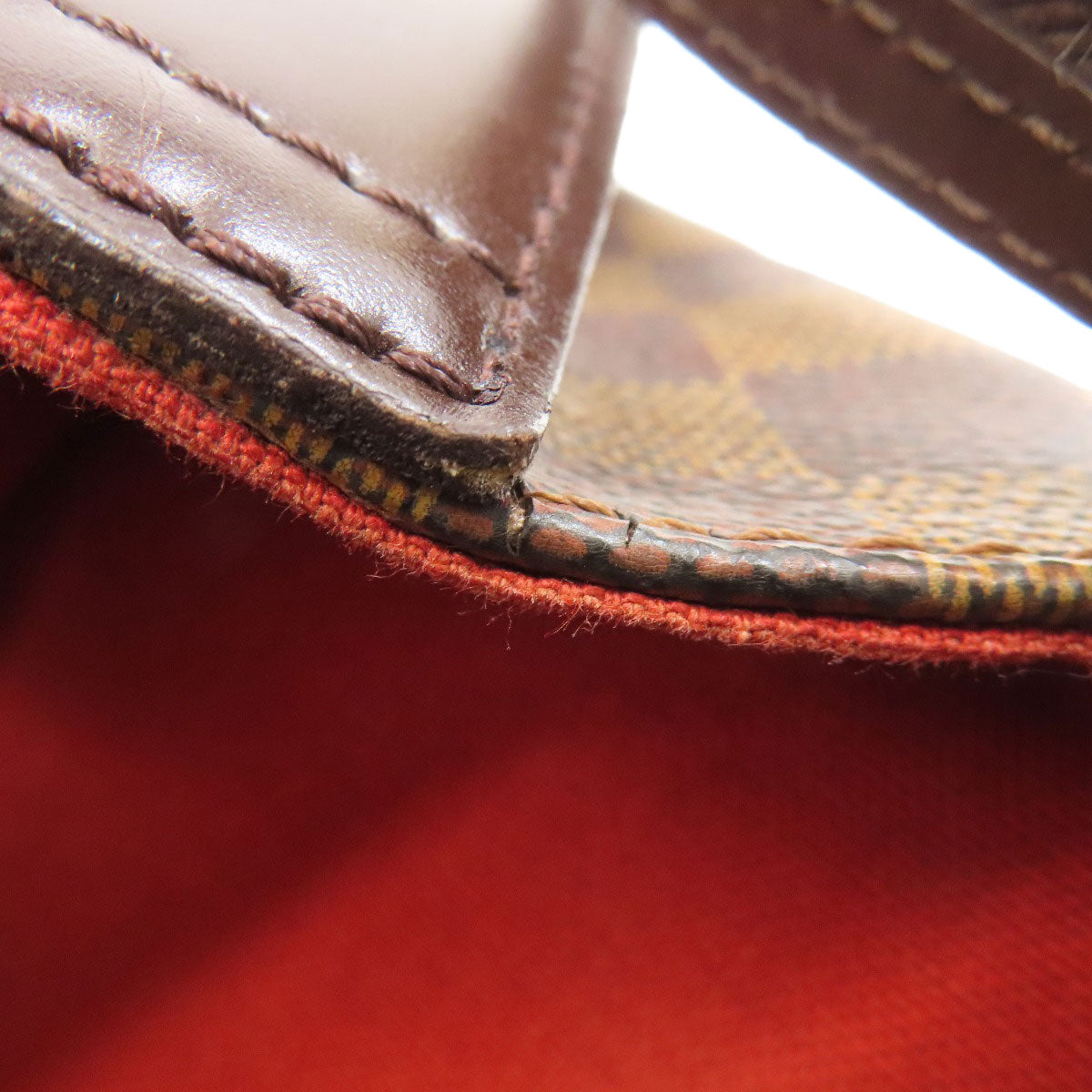 LOUIS VUITTON ルイヴィトン N51119 チェルシー トートバッグ ダミエキャンバス レディース 中古