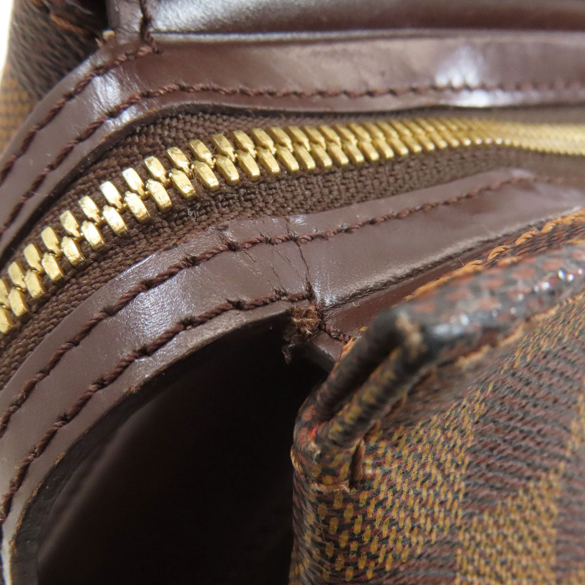 LOUIS VUITTON ルイヴィトン N51119 チェルシー トートバッグ ダミエキャンバス レディース 中古