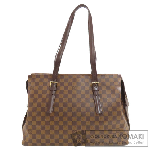 LOUIS VUITTON ルイヴィトン N51119 チェルシー トートバッグ ダミエキャンバス レディース 中古