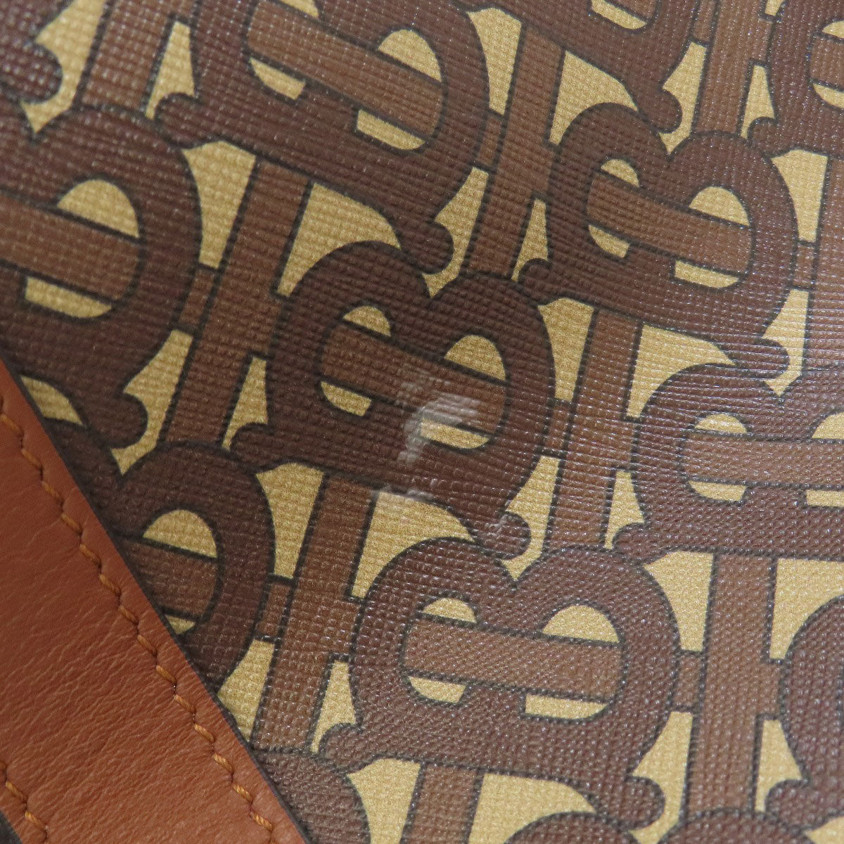 BURBERRY バーバリー TBロゴパターン トートバッグ PVC レディース 中古