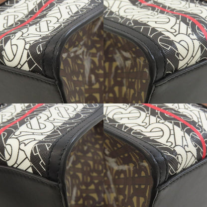 BURBERRY バーバリー TBロゴパターン トートバッグ PVC レディース 中古