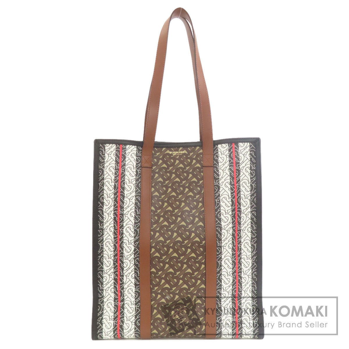 BURBERRY バーバリー TBロゴパターン トートバッグ PVC レディース 中古