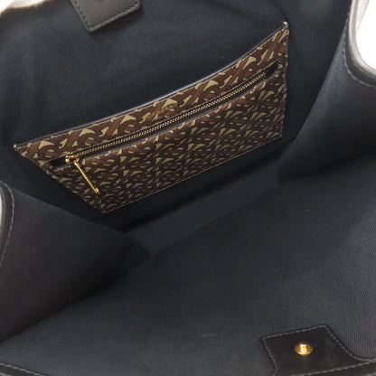 BURBERRY バーバリー TBロゴパターン トートバッグ PVC レディース 中古