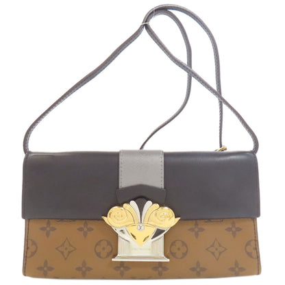 LOUIS VUITTON ルイヴィトン M44101 ポシェット・コラム ショルダーバッグ モノグラムリバース レディース 中古