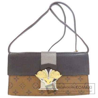 LOUIS VUITTON ルイヴィトン M44101 ポシェット・コラム ショルダーバッグ モノグラムリバース レディース 中古