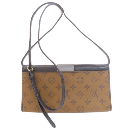 LOUIS VUITTON ルイヴィトン M44101 ポシェット・コラム ショルダーバッグ モノグラムリバース レディース 中古