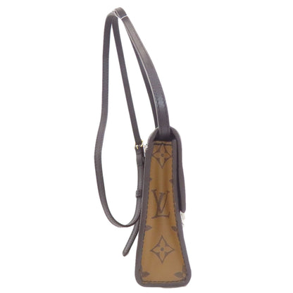 LOUIS VUITTON ルイヴィトン M44101 ポシェット・コラム ショルダーバッグ モノグラムリバース レディース 中古