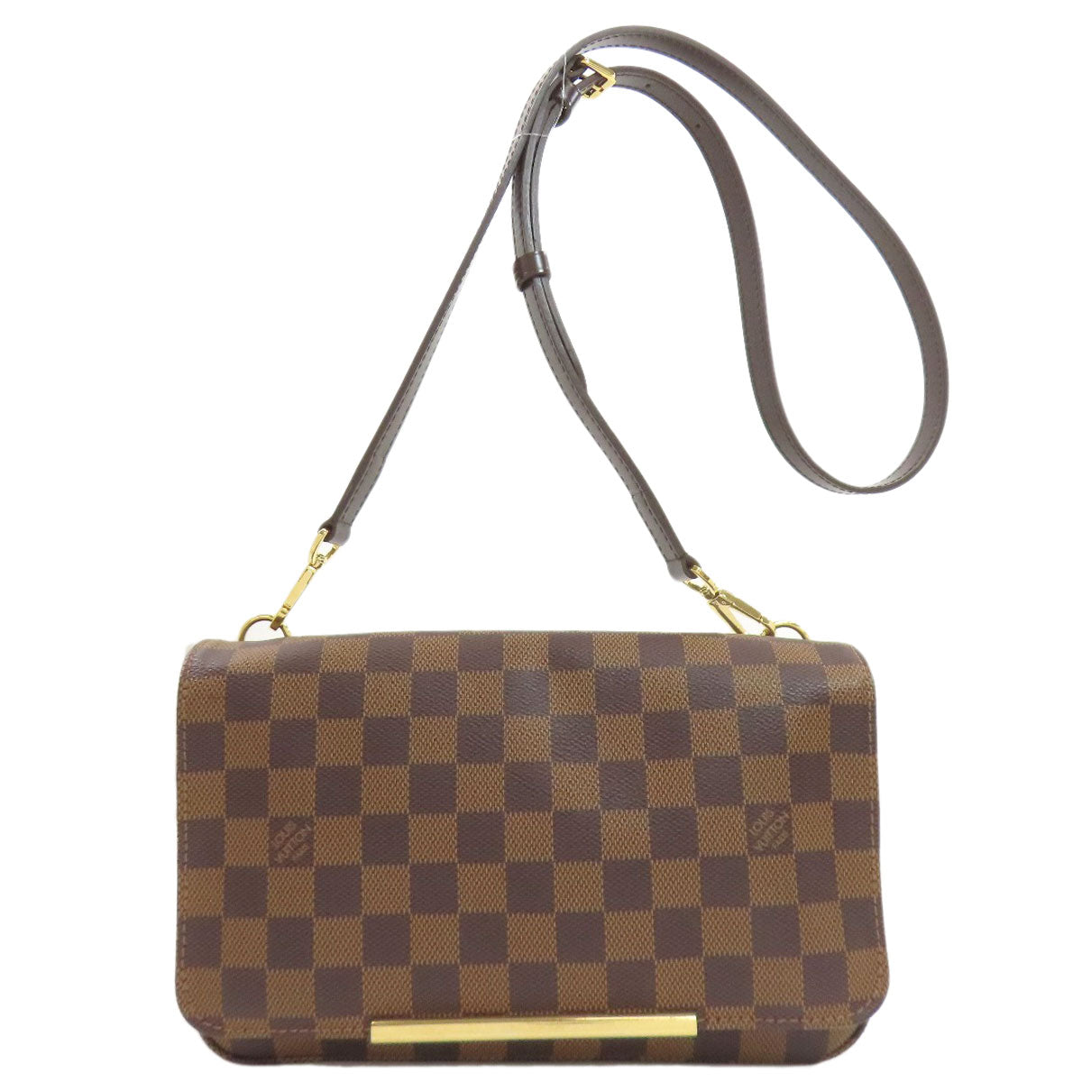 LOUIS VUITTON ルイヴィトン N41257 ホクストンPM ショルダーバッグ ダミエキャンバス レディース 中古