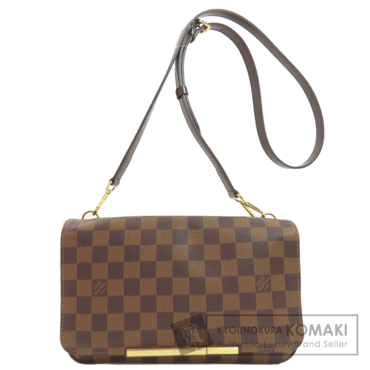 LOUIS VUITTON ルイヴィトン N41257 ホクストンPM ショルダーバッグ ダミエキャンバス レディース 中古
