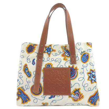 LOEWE ロエベ パウラズイビザ トートバッグ キャンバス レディース 中古