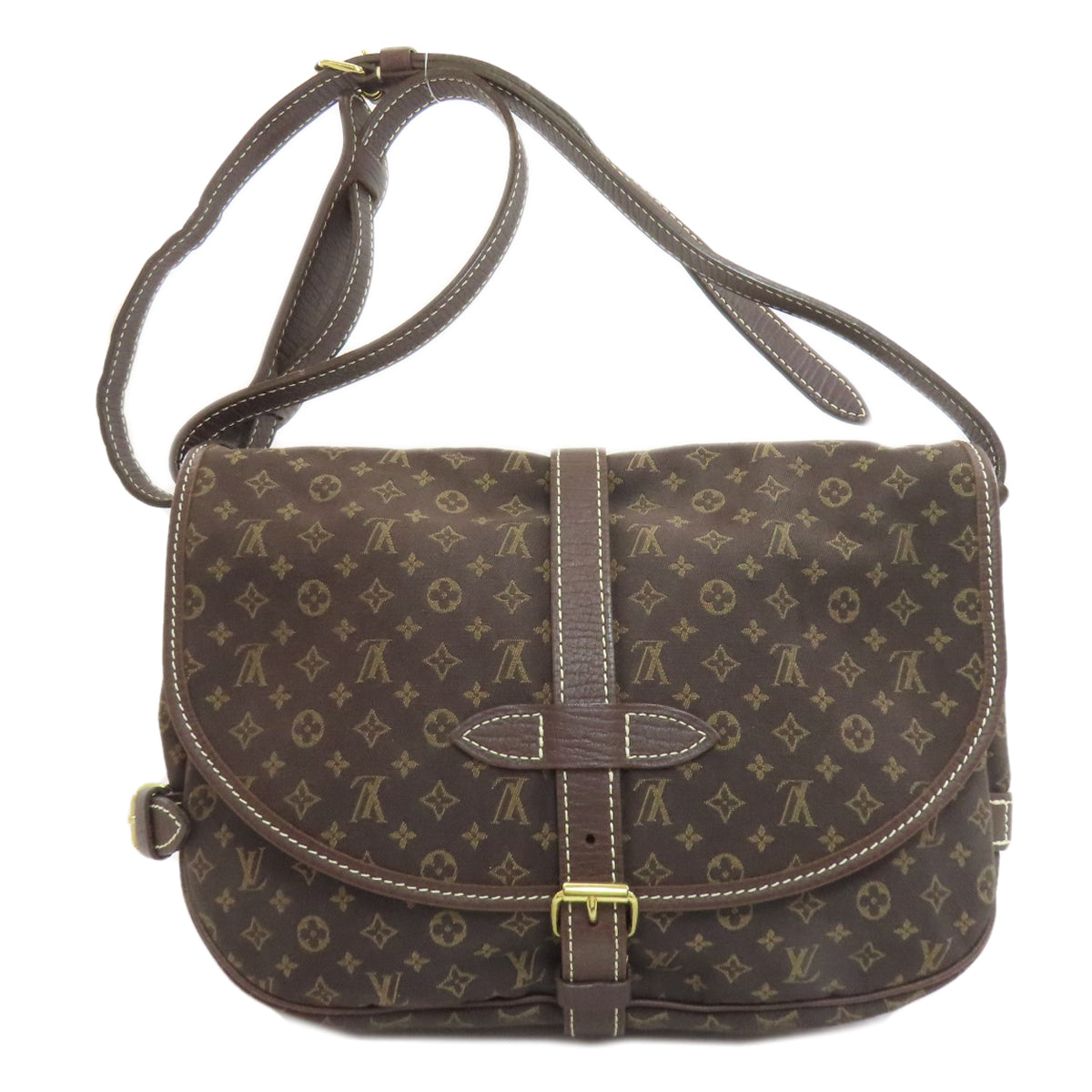 LOUIS VUITTON ルイヴィトン M95227 ソミュール ショルダーバッグ モノグラムミニラン レディース 中古