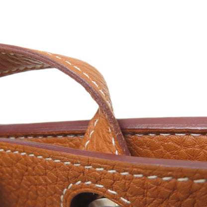 HERMES エルメス ドゴンコンパクト ゴールド シルバー金具 コインケース トリヨン レディース 中古