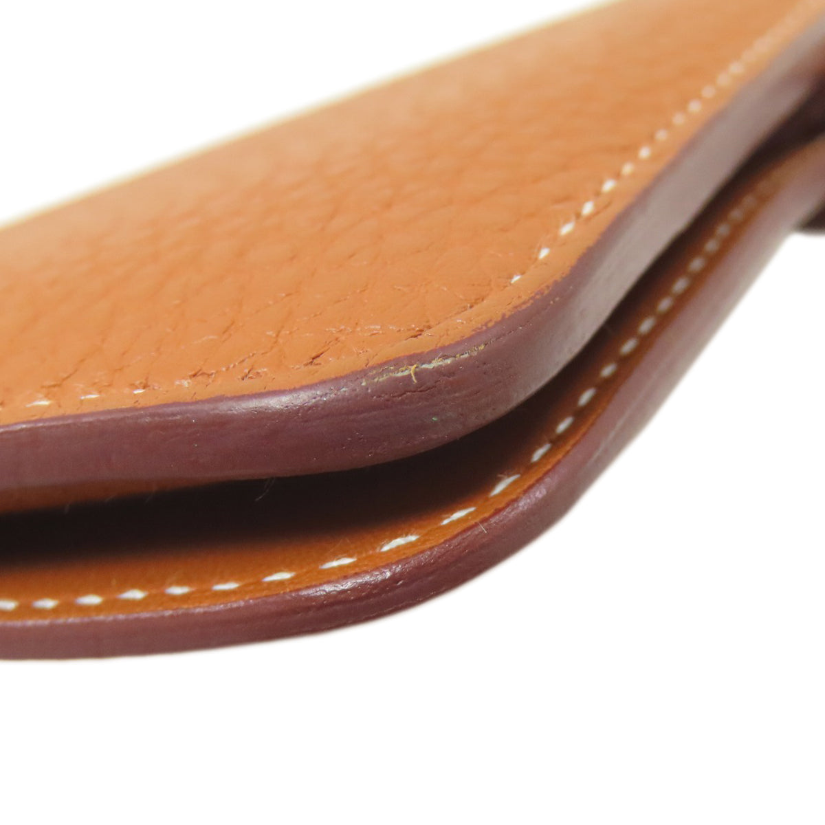 HERMES エルメス ドゴンコンパクト ゴールド シルバー金具 コインケース トリヨン レディース 中古