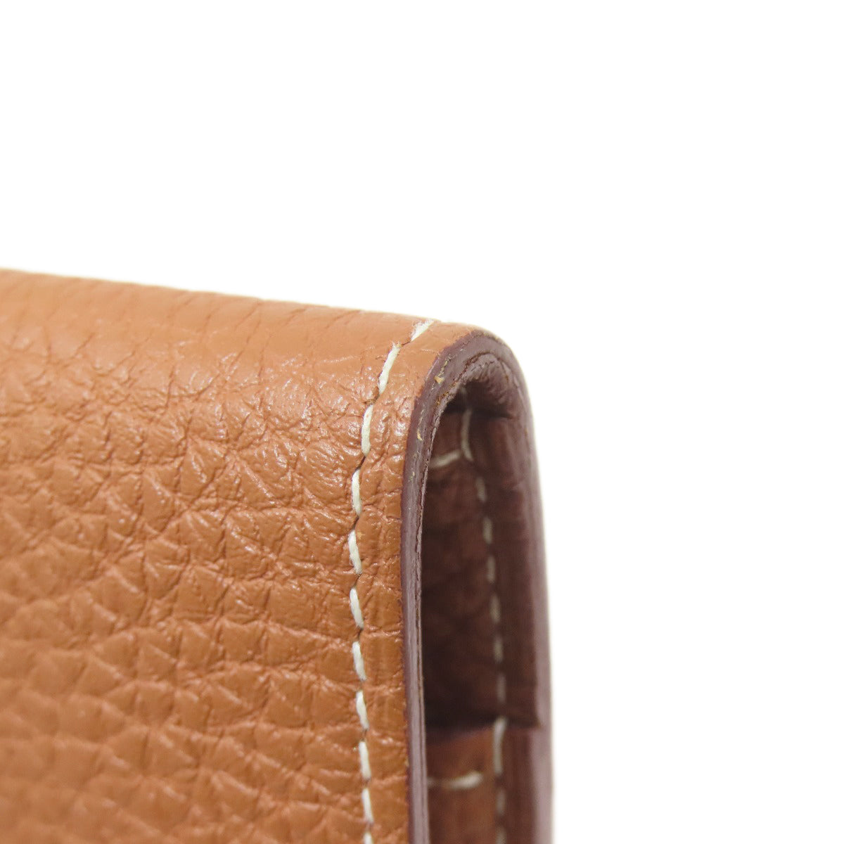 HERMES エルメス ドゴンコンパクト ゴールド シルバー金具 コインケース トリヨン レディース 中古