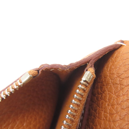 HERMES エルメス ドゴンコンパクト ゴールド シルバー金具 コインケース トリヨン レディース 中古
