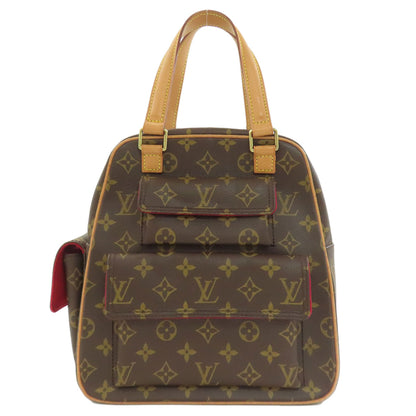 LOUIS VUITTON ルイヴィトン M51161 エクサントリ・シテ ハンドバッグ モノグラムキャンバス レディース 中古