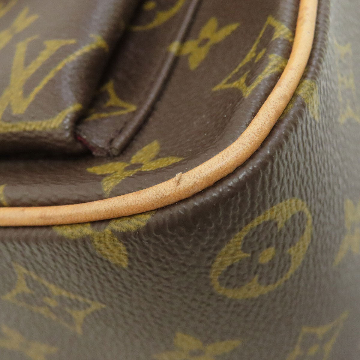 LOUIS VUITTON ルイヴィトン M51161 エクサントリ・シテ ハンドバッグ モノグラムキャンバス レディース 中古