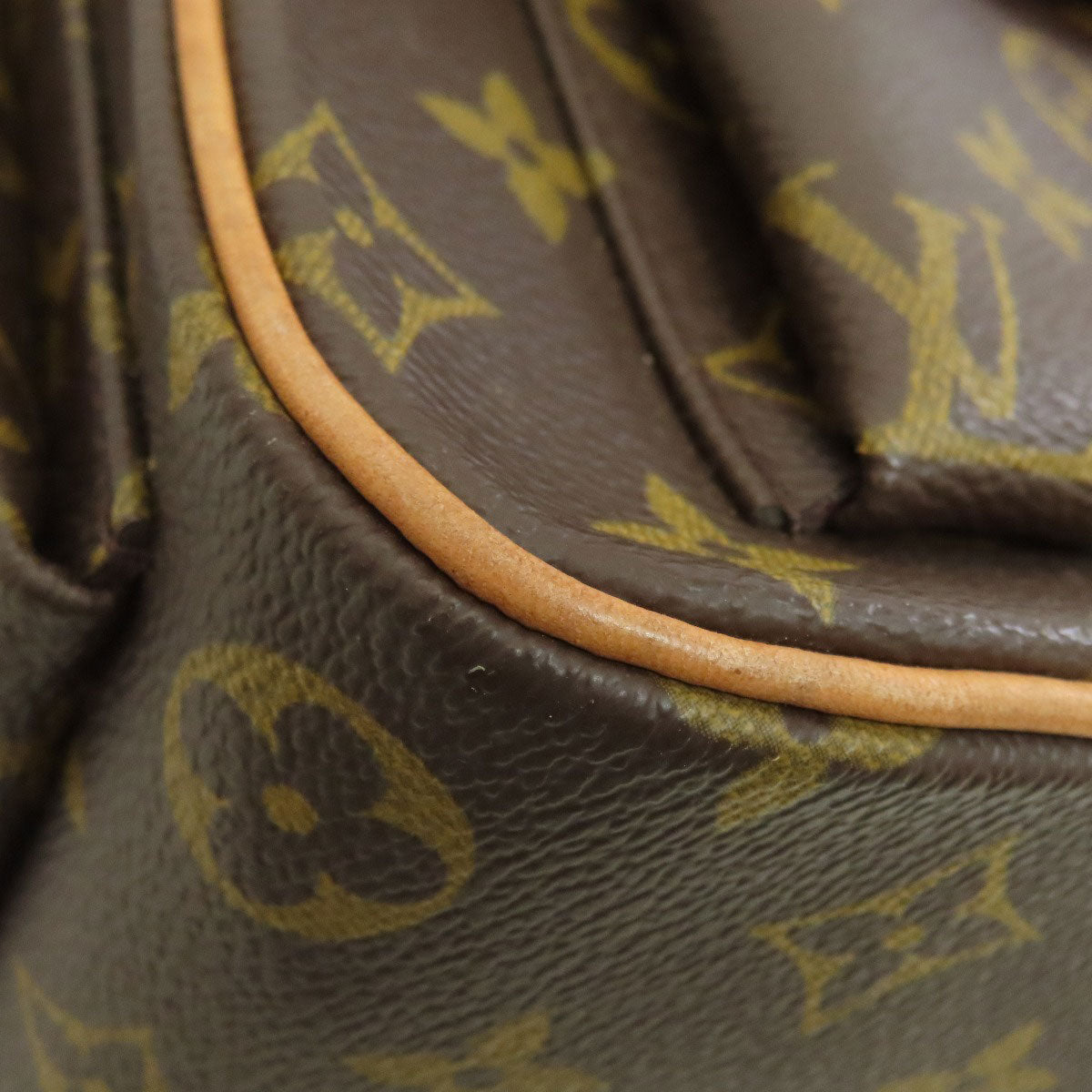 LOUIS VUITTON ルイヴィトン M51161 エクサントリ・シテ ハンドバッグ モノグラムキャンバス レディース 中古