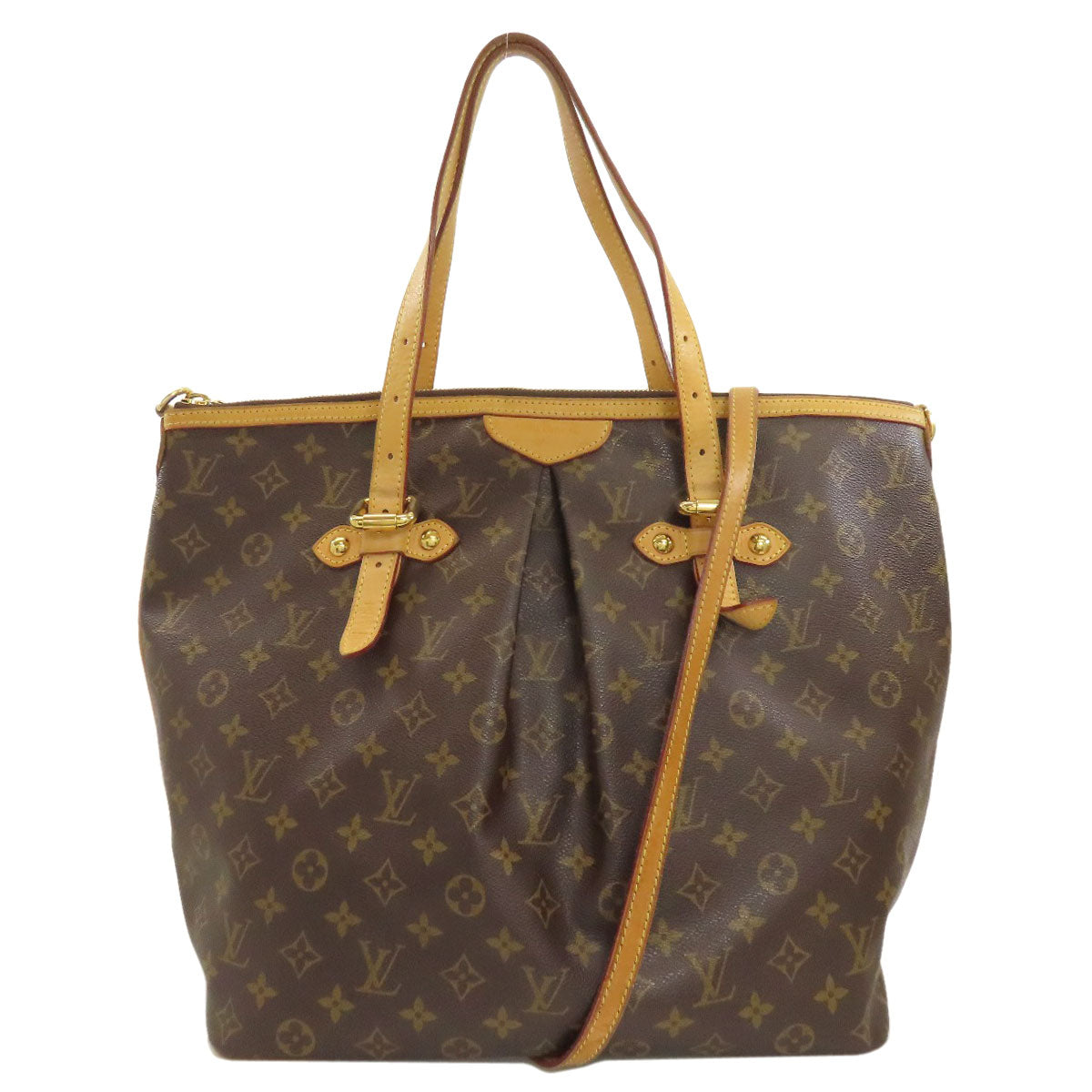 LOUIS VUITTON ルイヴィトン M40146 パレルモGM トートバッグ モノグラムキャンバス レディース 中古
