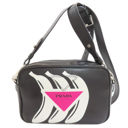 PRADA プラダ バナナ ショルダーバッグ カーフ レディース 中古