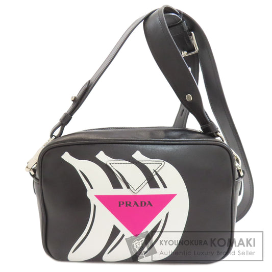 PRADA プラダ バナナ ショルダーバッグ カーフ レディース 中古