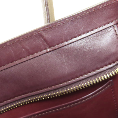 CELINE セリーヌ ラゲージマイクロ トートバッグ カーフ レディース 中古