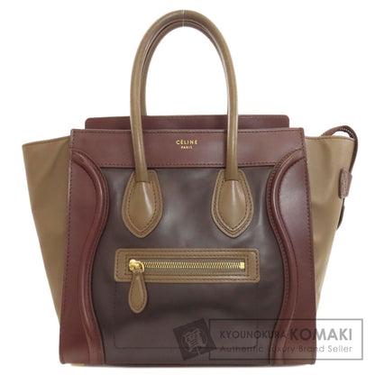 CELINE セリーヌ ラゲージマイクロ トートバッグ カーフ レディース 中古